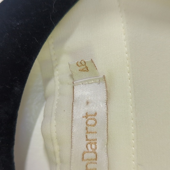 EUC Semi-sheer Jean Darrot 80s Rhinestone Blouse sz 46 AMAZING Euro Plus RARE - Picture 3 of 7